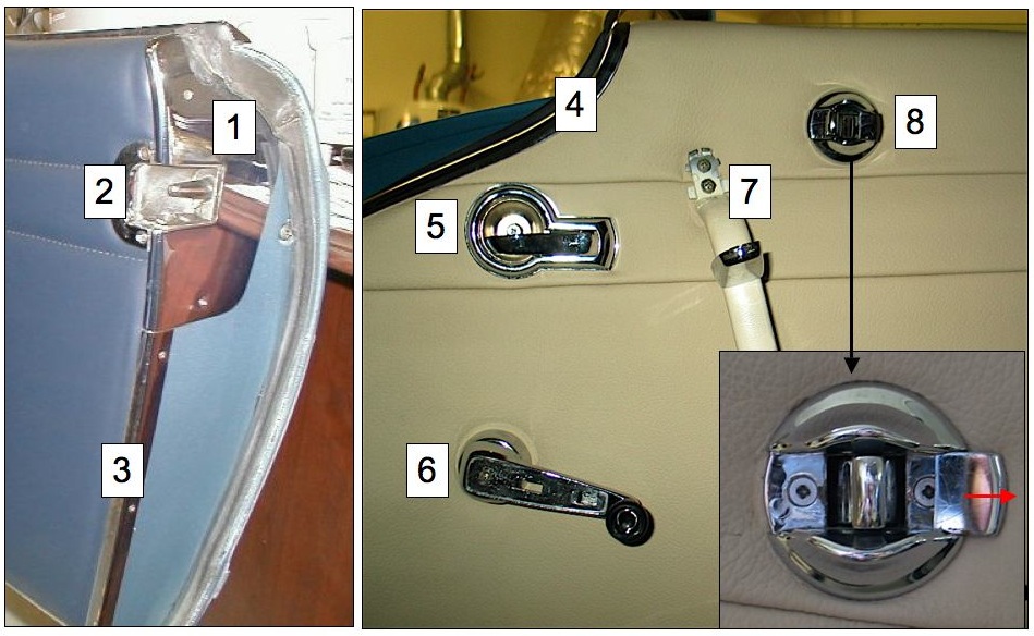 Pagoda SL Group Technical Manual :: Interior / DoorTrim